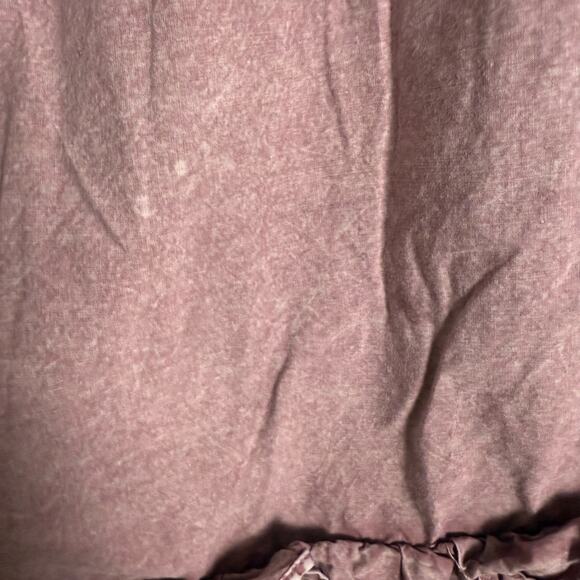 Sea Heidi Heart Quilt Petal Sleeve Tiered Rose Pink Mini Dress Size Small - Picture 14 of 15